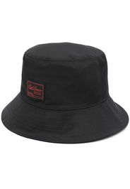 Raf Simons logo-patch bucklet hat - Schwarz