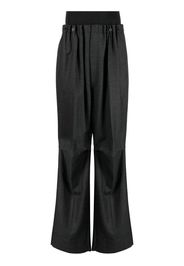 Raf Simons Weite High-Waist-Hose - Schwarz
