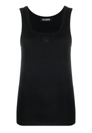 Raf Simons scoop-neck sleeveless top - Schwarz