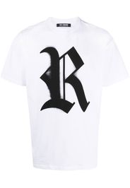 Raf Simons logo-print cotton T-shirt - Weiß