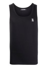 Raf Simons logo print tank top - Schwarz