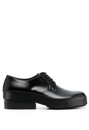 Raf Simons lace-up leather derby shoes - Schwarz