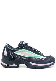 Raf Simons multi-panel lace-up sneakers - Blau