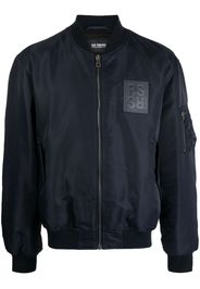 Raf Simons logo-patch bomber jacket - Blau