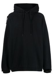 Raf Simons artwork-print cotton hoodie - Schwarz