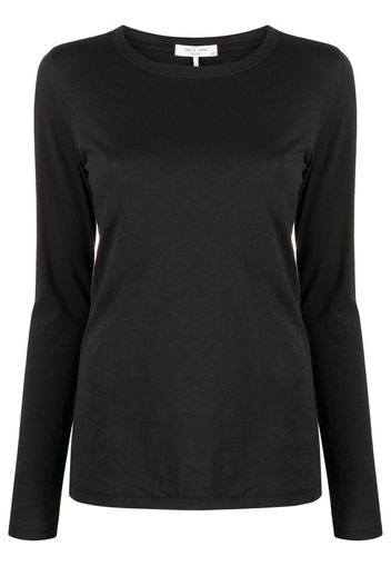 Rag & Bone Klassisches Langarmshirt - Schwarz