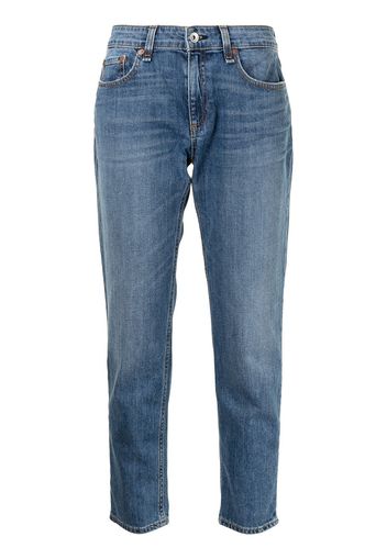 Rag & Bone Julienne Cropped-Jeans - Blau