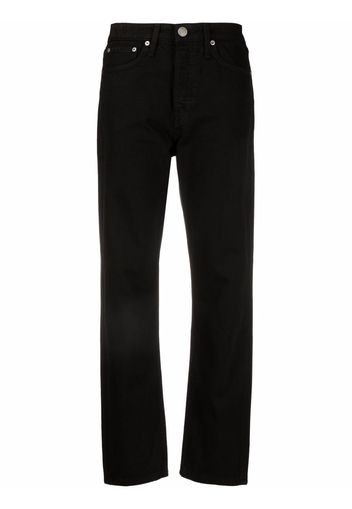 Rag & Bone Gerade Jeans mit hohem Bund - Schwarz