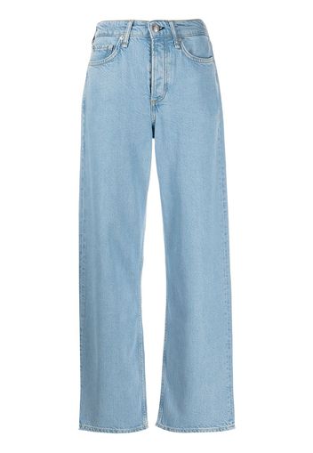 Rag & Bone Logan high-rise wide-leg jeans - Blau