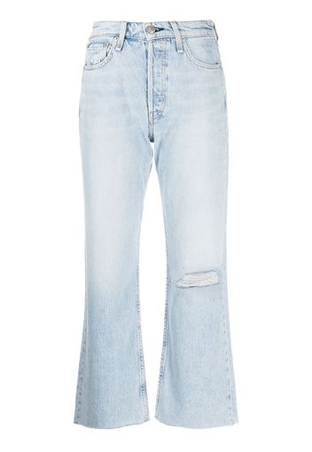 Rag & Bone Maya high-rise cropped flared jeans - Blau