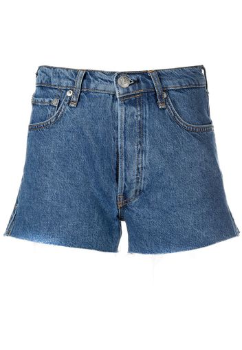 Rag & Bone Bitty high-waist denim shorts - Blau