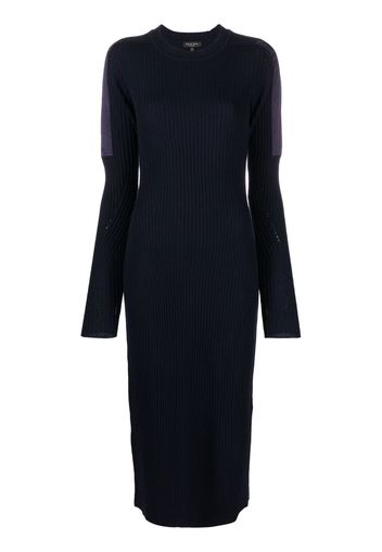 Rag & Bone Nikole ribbed-knit midi dress - Blau