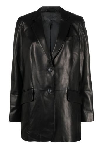 Rag & Bone lambskin single-breasted blazer - Schwarz