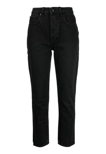 rag & bone tapered cotton jeans - Schwarz