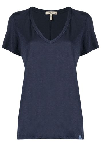 rag & bone The Slub Tee crew-neck T-shirt - Blau