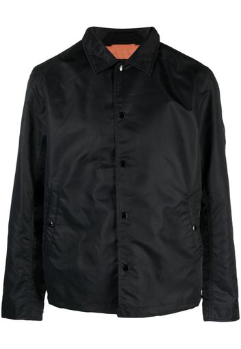 rag & bone recycled-nylon classic-collar shirt jacket - Schwarz