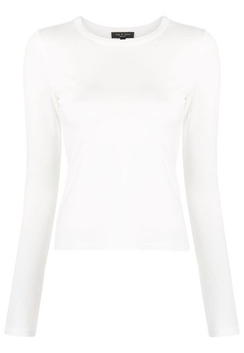 rag & bone Luca long-sleeve T-shirt - Weiß