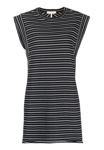 rag & bone stripe-print organic-cotton dress - Schwarz