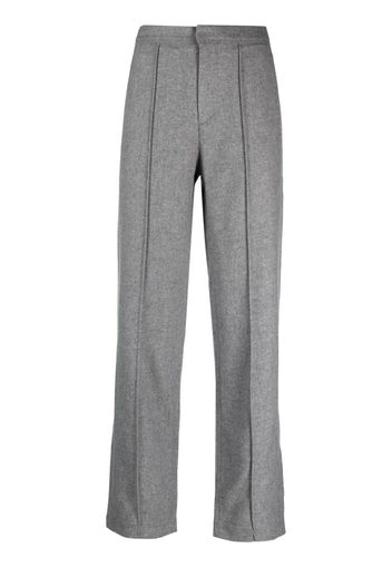 rag & bone high-waisted straight-leg trousers - Grau