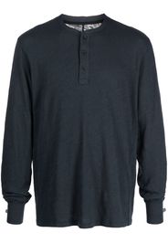 rag & bone Langarmshirt mit rundem Ausschnitt - Blau