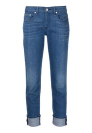 Rag & Bone Tief sitzende Skinny-Jeans - Blau