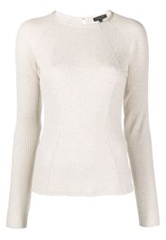 Rag & Bone Echo ribbed long-sleeve T-shirt - Nude