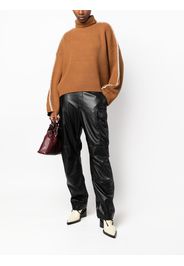 Rag & Bone Sands faux-leather cargo pants - Schwarz