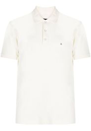 rag & bone logo-embroidered cotton polo shirt - Weiß