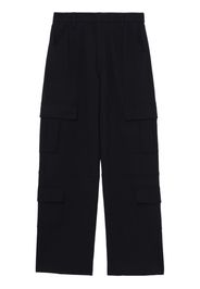 rag & bone cargo-pocket concealed-fastening straight trousers - Schwarz