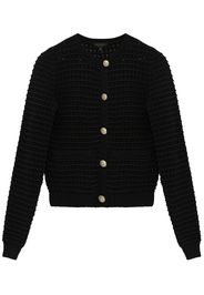 rag & bone Marlee ribbed-knit cardigan - Schwarz