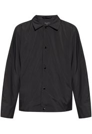 rag & bone logo-patch shirt jacket - Schwarz