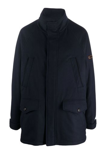 Ralph Lauren Purple Label cotton wool blend parka - Blau