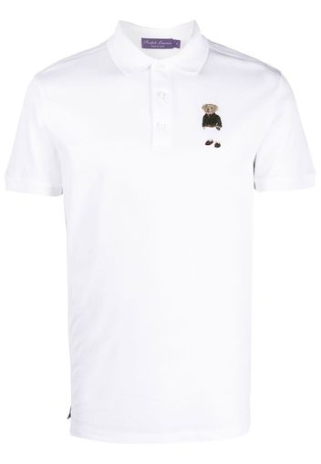 Ralph Lauren Purple Label Polo Bear motif polo shirt - Weiß