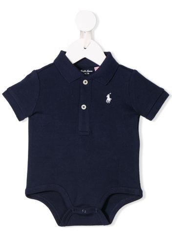 Ralph Lauren Kids Bestickter Body - Blau