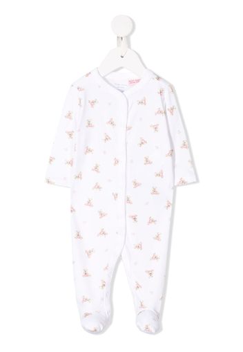 Ralph Lauren Kids Strampelanzug mit Bären-Print - Weiß