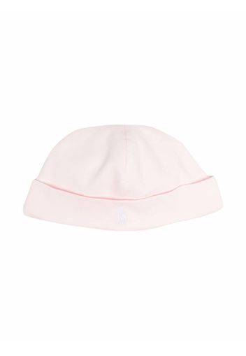 Ralph Lauren Kids Mütze mit Polo Pony - Rosa