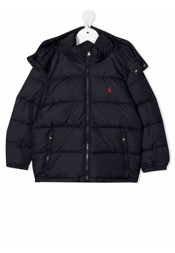 Ralph Lauren Kids recycled padded jacket - Blau