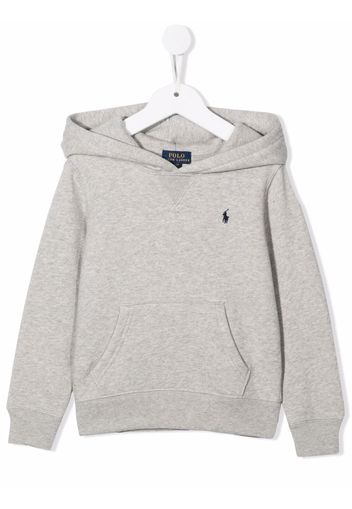 Ralph Lauren Kids Hoodie mit Polo Pony - Grau