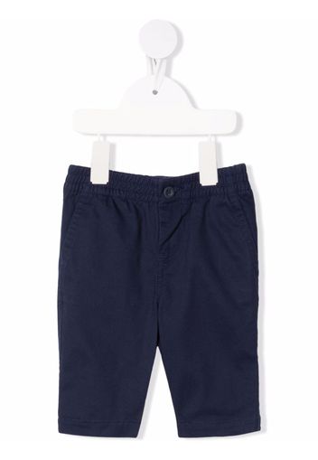 Ralph Lauren Kids embroidered-logo elasticated trousers - Blau