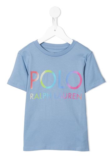 Ralph Lauren Kids T-Shirt mit Logo-Print - Blau