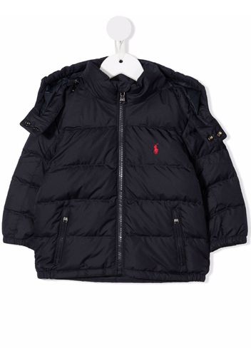 Ralph Lauren Kids recycled-polyester padded coat - Blau