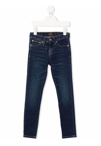 Ralph Lauren Kids skinny-fit denim jeans - Blau