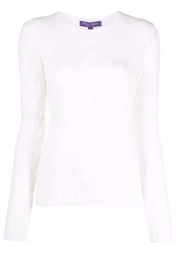 Ralph Lauren Collection cable-knit cashmere jumper - Nude