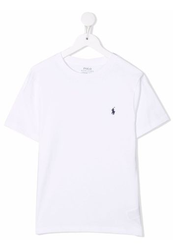 Ralph Lauren Kids Polo Pony-embroidered T-shirt - Weiß