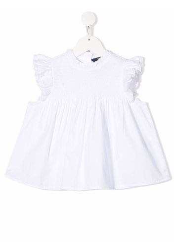 Ralph Lauren Kids ruffle-trimmed blouse - Weiß