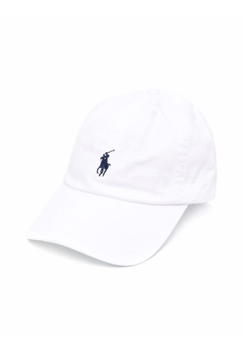 Ralph Lauren Kids Arel Baseballkappe mit Logo-Stickerei - Weiß