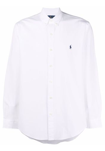 Ralph Lauren Polo Pony-embroidered long-sleeve shirt - Weiß