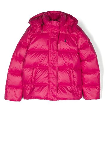 Ralph Lauren Kids padded quilted jacket - Rosa