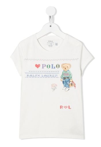 Ralph Lauren Kids short sleeve T-shirt - Weiß