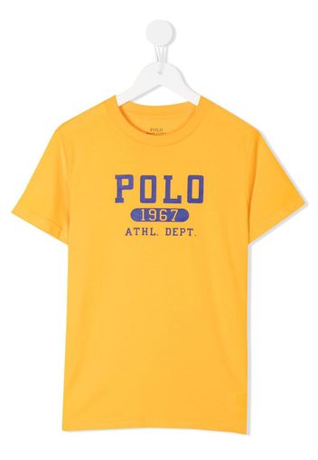 Ralph Lauren Kids logo-print short-sleeve T-shirt - Gelb